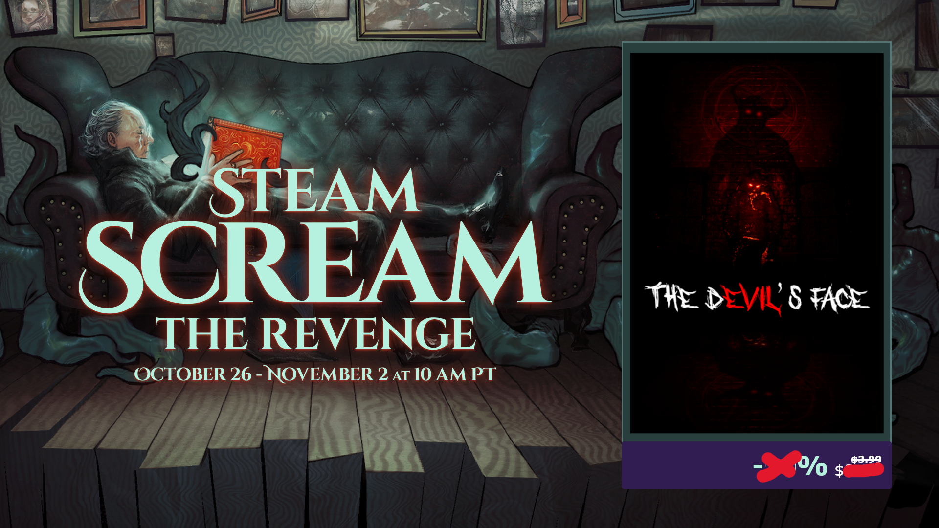 “The Devil’s Face” Joins Steam Scream: The Revenge Event!